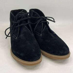 Hush Puppies Women’s 9.5 Bailey Chukka Boots Black Suede